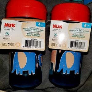 NUK Toddler Sippy Cup with Straw Zoo  Bottle age 12 month Baby with Animals